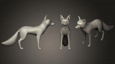 3D model Stylized Fox (STL)